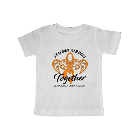 Inktastic Leukemia Awareness Staying Strong Together and Orange Ribbon Gift Baby Boy or Baby Girl T-Shirt
Inktastic Leukemia Awareness Staying Strong Together and Orange Ribbon Gift Baby Boy or Baby Girl T-Shirt