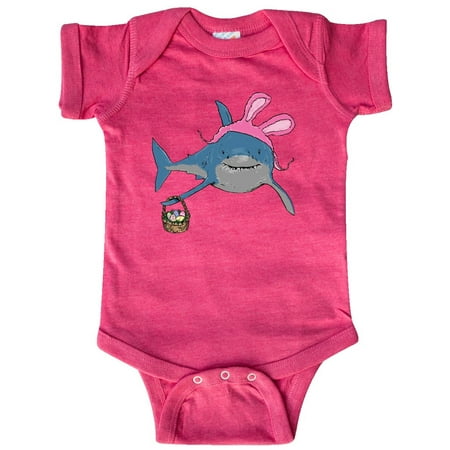 Inktastic Easter Bunny Shark Hunt Gift Baby Boy or Baby Girl Bodysuit
