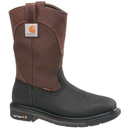 Western Boot 8-1/2 Medium Brown Steel PR