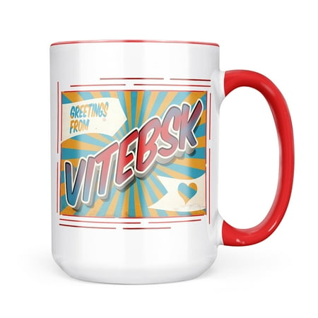 Neonblond Greetings from Vitebsk Vintage Postcard Mug gift for Coffee Tea lovers
Neonblond Greetings from Vitebsk Vintage Postcard Mug gift for Coffee Tea lovers