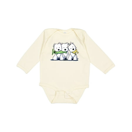 Inktastic Westie Pro Players Gift Baby Boy or Baby Girl Long Sleeve Bodysuit