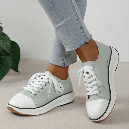Women‘s Leisure Canvas Fabric Sneakers Thick Bottom Low Top Lace Up Round Toe Casual Shoes Women‘s Footwear
Women‘s Leisure Canvas Fabric Sneakers Thick Bottom Low Top Lace Up Round Toe Casual Shoes Women‘s Footwear