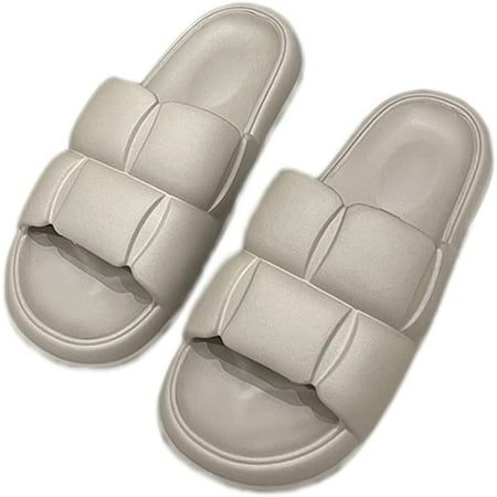 PIKADINGNIS Pillow Slippers Cloud Slides Unsex Non-Slip Indoor Outdoor Open Toe Bathroom Shower Slippers Soft Comfortable House Slippers
PIKADINGNIS Pillow Slippers Cloud Slides Unsex Non-Slip Indoor Outdoor Open Toe Bathroom Shower Slippers Soft Comfortable House Slippers