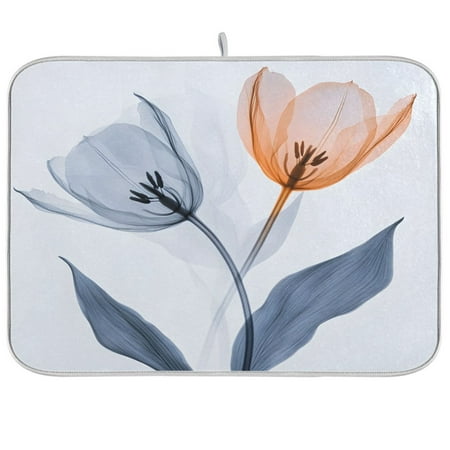 joogoo Art Tulip Flower Dish Drying Mat Kitchen Counter Absorbent Drying Pad 18x24 in Drainer Rack
joogoo Art Tulip Flower Dish Drying Mat Kitchen Counter Absorbent Drying Pad 18x24 in Drainer Rack