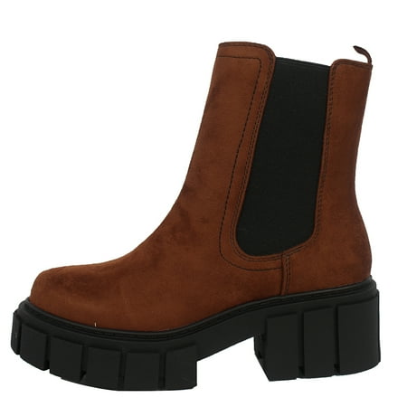 Soda Women s Oxlip Chelsea Pull On Chunky Platform Block Heel Ankle Bootie Chestnut 10 M US
Soda Women s Oxlip Chelsea Pull On Chunky Platform Block Heel Ankle Bootie Chestnut 10 M US
