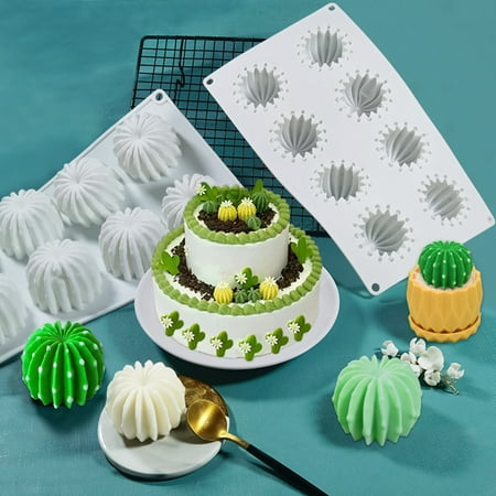 Opolski Durable Cake Mold Easy Demould Silicone Easy Clean 3D Cactus Ball Chocolate Cookie Mould for Kitchen
Opolski Durable Cake Mold Easy Demould Silicone Easy Clean 3D Cactus Ball Chocolate Cookie Mould for Kitchen