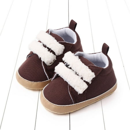 Cathalem Shoes Girls 12-18 Month Spring Children And Toddler Shoes Boys And Girls Hot Chocolate Toddler Shoes Brown 12 Months