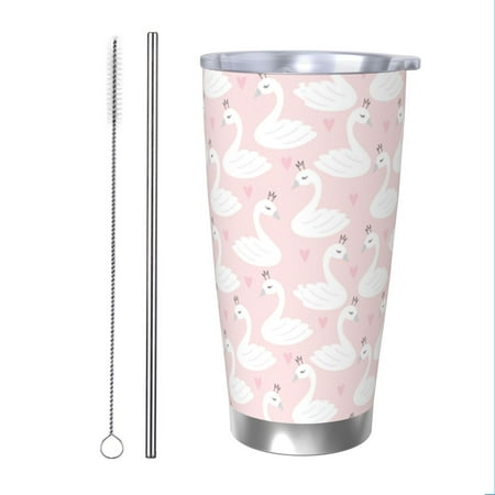Zeuib Swan1 Printed 20oz Stainless Steel Insulated Car Cup Stainless Steel Thermal Cup Vacuum Insulated Leak-proof Travel Mug Cup-Straw Two-piece Set
Zeuib Swan1 Printed 20oz Stainless Steel Insulated Car Cup Stainless Steel Thermal Cup Vacuum Insulated Leak-proof Travel Mug Cup-Straw Two-piece Set