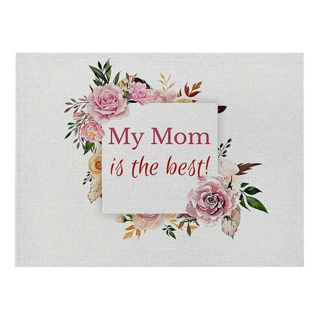 Krqap Great Mother Gifts Mother S Day Cotton And Linen Placemat Love Series Non-Slip Insulation Pad
Krqap Great Mother Gifts Mother S Day Cotton And Linen Placemat Love Series Non-Slip Insulation Pad