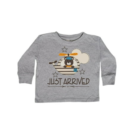 Inktastic Just Arrived Bear Baby Boy Gift Toddler Boy Girl Long Sleeve T-Shirt 
Inktastic Just Arrived Bear Baby Boy Gift Toddler Boy Girl Long Sleeve T-Shirt