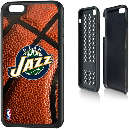 Utah Jazz Basketball Design Apple iPhone 6 Plus Rugged Case by Keyscaper