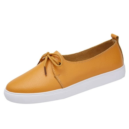 Cathalem Women Flat Casual Shoes Rounted Toe Comfortable Anti Slip Cushioned Insole Multicolor Classic Charms Shoes Yellow 39
Cathalem Women Flat Casual Shoes Rounted Toe Comfortable Anti Slip Cushioned Insole Multicolor Classic Charms Shoes Yellow 39