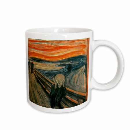3dRose The Scream Painting By Edvard Munch Ceramic Mug 15-ounce