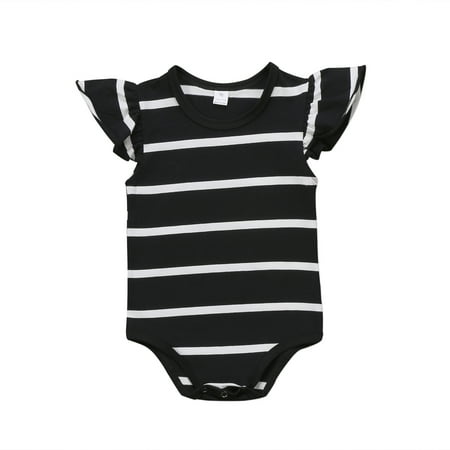 Inevnen Baby Bodysuits Short Sleeve Striped Bodysuits One-piece Romper for Baby Ruffle Jumpsuit
Inevnen Baby Bodysuits Short Sleeve Striped Bodysuits One-piece Romper for Baby Ruffle Jumpsuit