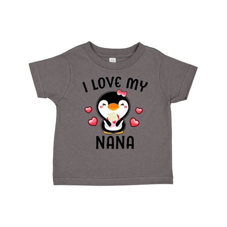 Inktastic I Love My Nana with Cute Penguin and Hearts Gift Toddler Toddler Girl T-Shirt
Inktastic I Love My Nana with Cute Penguin and Hearts Gift Toddler Toddler Girl T-Shirt
