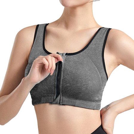 Sport Bras for Women Strappy Padded Medium Yoga Workout Workout Tops Sport Bra Gray S
Sport Bras for Women Strappy Padded Medium Yoga Workout Workout Tops Sport Bra Gray S