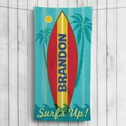 Personalized Cabana Cool Beach Towel