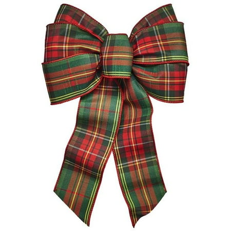 Holidaytrims 6140 Bow Plaid 12 Pack