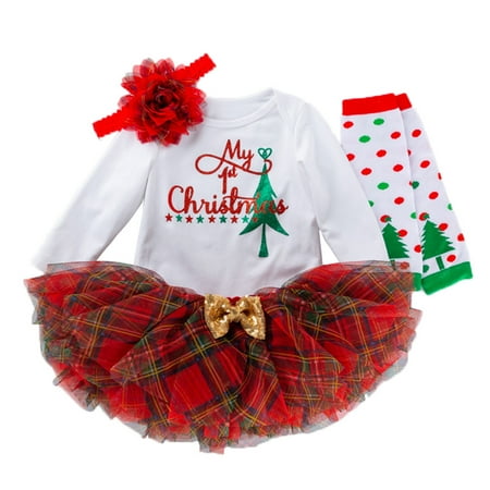Edvintorg 0-12Months My First Christmas Clearance Baby Girl Rompers Long Sleeved Cute Letter Red Plaid Mesh Half Dress 4Pcs/Set Christmas Gifts Girls Outfit Sets
Edvintorg 0-12Months My First Christmas Clearance Baby Girl Rompers Long Sleeved Cute Letter Red Plaid Mesh Half Dress 4Pcs/Set Christmas Gifts Girls Outfit Sets