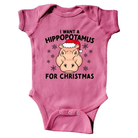 Inktastic I Want a Hippopotamus for Christmas in Santa Hat Gift Baby Boy or Baby Girl Bodysuit
Inktastic I Want a Hippopotamus for Christmas in Santa Hat Gift Baby Boy or Baby Girl Bodysuit