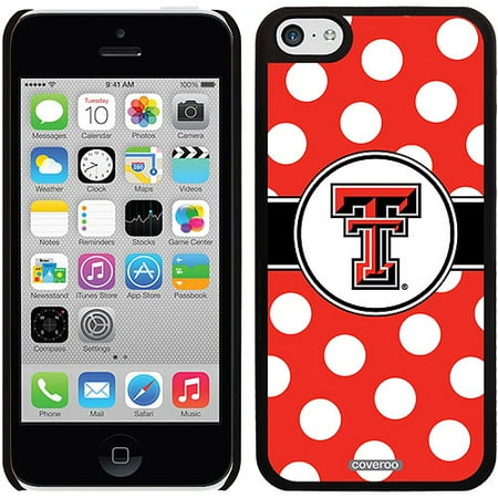 Texas Tech Polka Dots Design on iPhone 5c Thinshield Snap-On Case by Coveroo