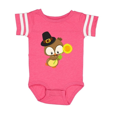 Inktastic Thanksgiving Owl Brown Owl With Pilgrim Hat Gift Baby Boy or Baby Girl Bodysuit
Inktastic Thanksgiving Owl Brown Owl With Pilgrim Hat Gift Baby Boy or Baby Girl Bodysuit