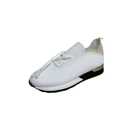 Sanviglor Womens Walking Shoe Lace Up Sock Sneaker Knit Upper Sneakers Running Comfort Non-Slip Casual Shoes Breathable Slip On White 7
Sanviglor Womens Walking Shoe Lace Up Sock Sneaker Knit Upper Sneakers Running Comfort Non-Slip Casual Shoes Breathable Slip On White 7