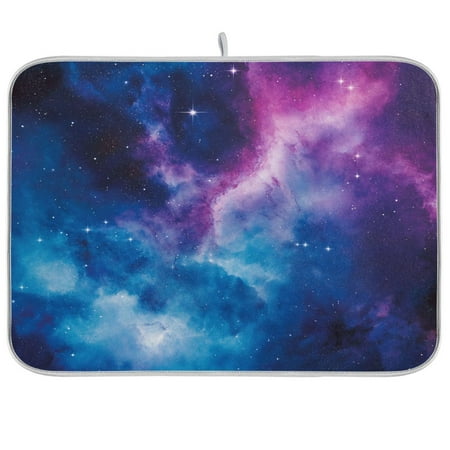 Yayeee Dish Drying Mat for Kitchen Counter Ultra Absorbent Easy Clean Pad 24x18 Galaxy Pattern
Yayeee Dish Drying Mat for Kitchen Counter Ultra Absorbent Easy Clean Pad 24x18 Galaxy Pattern