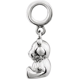Jewels By Lux Sterling Silver Kera Bear Charm