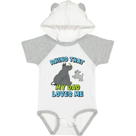 Inktastic Rhino That My Dad Loves Me with Cute Rhinos Gift Baby Boy or Baby Girl Bodysuit
Inktastic Rhino That My Dad Loves Me with Cute Rhinos Gift Baby Boy or Baby Girl Bodysuit