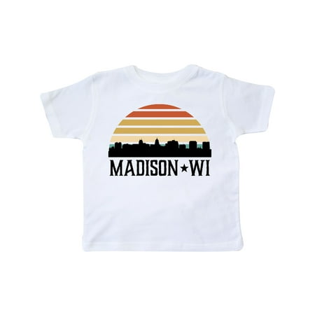 Inktastic Madison Wisconsin Skyline Retro Sunset Gift Toddler Boy or Toddler Girl T-Shirt
Inktastic Madison Wisconsin Skyline Retro Sunset Gift Toddler Boy or Toddler Girl T-Shirt