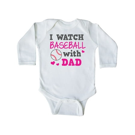 Inktastic I Watch Baseball with My Dad Gift Baby Boy or Baby Girl Long Sleeve Bodysuit
Inktastic I Watch Baseball with My Dad Gift Baby Boy or Baby Girl Long Sleeve Bodysuit