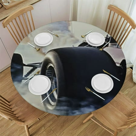 Tllo0ord Round Tablecloth with Elastic Edge Washable Spill Proof Table Covers Racign Down Track Fits up Tables 31-35
Tllo0ord Round Tablecloth with Elastic Edge Washable Spill Proof Table Covers Racign Down Track Fits up Tables 31-35