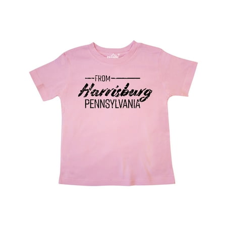 Inktastic From Harrisburg Pennsylvania in Black Distressed Text Gift Toddler Boy or Toddler Girl T-Shirt
Inktastic From Harrisburg Pennsylvania in Black Distressed Text Gift Toddler Boy or Toddler Girl T-Shirt