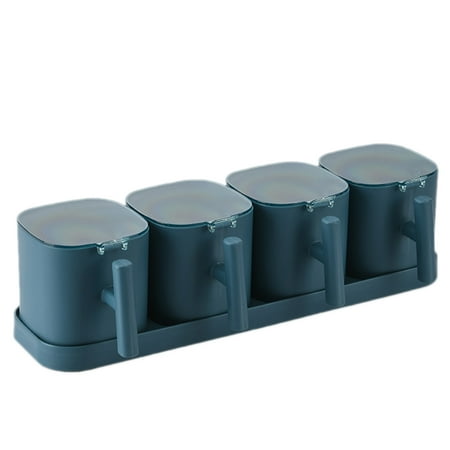BONYOUN Condiment Jars Salt Spice Containers Seasoning Storage Boxes Set with Spoons
BONYOUN Condiment Jars Salt Spice Containers Seasoning Storage Boxes Set with Spoons