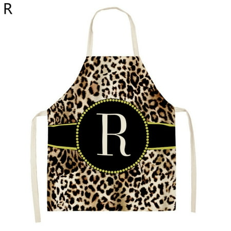 Bigstone Kitchen Apron Soft Touch Wide Application Flax Leopard Print Alphabet Cooking Bib Household Supplies
Bigstone Kitchen Apron Soft Touch Wide Application Flax Leopard Print Alphabet Cooking Bib Household Supplies