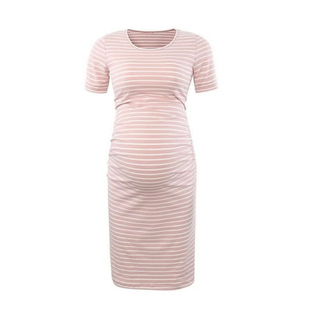 asdoklhq Maternity Dresses for Women Plus Size Woman O-Neck Stripe Short Sleeve Breast-Feeding Pregnant Maternity Nursing Dress
asdoklhq Maternity Dresses for Women Plus Size Woman O-Neck Stripe Short Sleeve Breast-Feeding Pregnant Maternity Nursing Dress