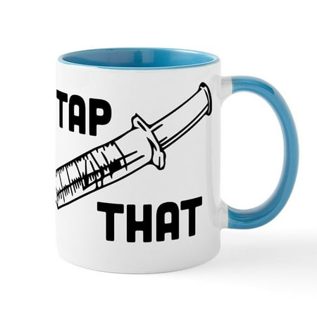 CafePress - I d Tap That - 11 oz Ceramic Mug - Novelty Coffee Tea Cup
