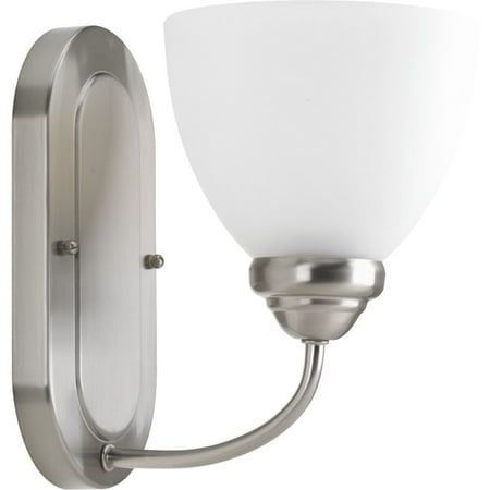 Heart Collection One-Light Brushed Nickel Etched Glass Farmhouse Bath Vanity Light
Heart Collection One-Light Brushed Nickel Etched Glass Farmhouse Bath Vanity Light