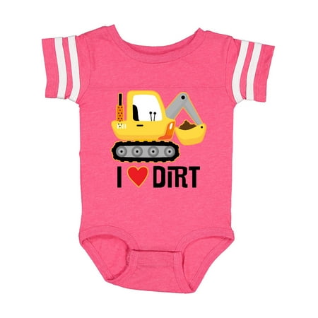 Inktastic Construction Truck I Love Dirt Gift Baby Boy or Baby Girl Bodysuit