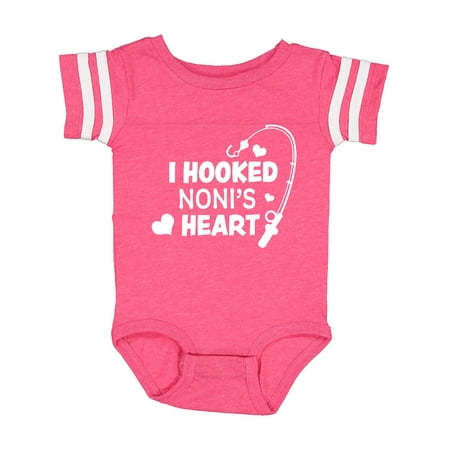 Inktastic I Hooked Noni s Heart with Fishing Rod Gift Baby Boy or Baby Girl Bodysuit
Inktastic I Hooked Noni s Heart with Fishing Rod Gift Baby Boy or Baby Girl Bodysuit