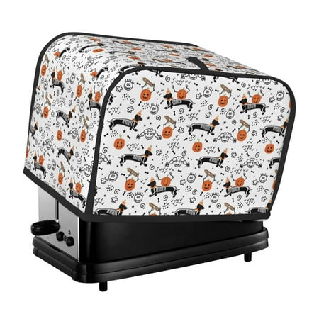 KLL Halloween Dachshund Print 2 Slice Toaster Dust Covers Kitchen Small Appliance Cover with 2 Pockets Can hold Jam Spreader Knife & Toaster Tongs (11.4 x 7.9 x 7.5)
KLL Halloween Dachshund Print 2 Slice Toaster Dust Covers Kitchen Small Appliance Cover with 2 Pockets Can hold Jam Spreader Knife & Toaster Tongs (11.4 x 7.9 x 7.5)