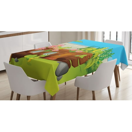 Ambesonne Caterpillar Tablecloth Rectangular Table Cover Cartoon Farm Flowers 60 x90 Multicolor
Ambesonne Caterpillar Tablecloth Rectangular Table Cover Cartoon Farm Flowers 60 x90 Multicolor