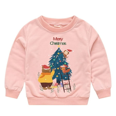 QIPOPIQ Girls Clothes Clearance Autumn Winter Baby Boys Girls Christmas Cartoon Print Round Neck Pullover Sweatshirt
QIPOPIQ Girls Clothes Clearance Autumn Winter Baby Boys Girls Christmas Cartoon Print Round Neck Pullover Sweatshirt