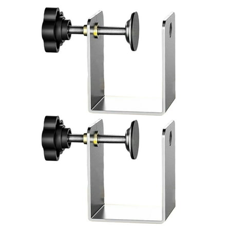 2 Pieces Stainless Steel Drawer Front Mounting Clamp Cabinet Hardware Fixing Clip Front Installation Clips for Drawer Cabinet