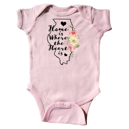Inktastic Illinois Home is Where the Heart is with Watercolor Floral Gift Baby Boy or Baby Girl Bodysuit
Inktastic Illinois Home is Where the Heart is with Watercolor Floral Gift Baby Boy or Baby Girl Bodysuit
