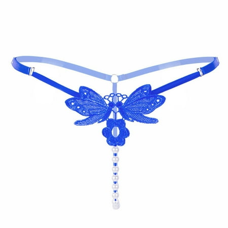 DENGDENG Stretch Low Rise Thongs for Women Pack Sexy Butterfly Pearl Solid G String
DENGDENG Stretch Low Rise Thongs for Women Pack Sexy Butterfly Pearl Solid G String