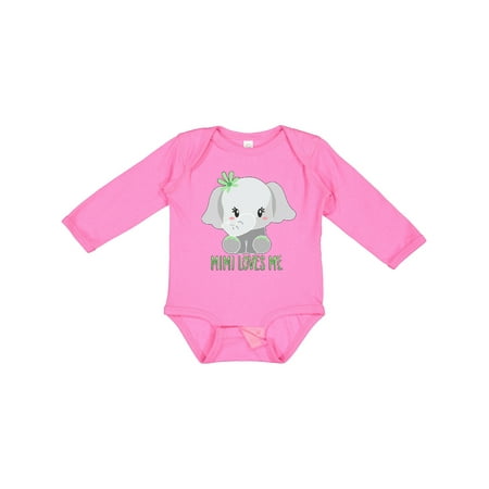 Inktastic Mimi Loves Me- Cute Elephant Gift Baby Boy or Baby Girl Long Sleeve Bodysuit
Inktastic Mimi Loves Me- Cute Elephant Gift Baby Boy or Baby Girl Long Sleeve Bodysuit