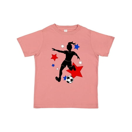 Inktastic Girl Playing Soccer- Red White Blue Stars Gift Toddler Toddler Girl T-Shirt
Inktastic Girl Playing Soccer- Red White Blue Stars Gift Toddler Toddler Girl T-Shirt