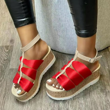 〖Yilirongyumm〗 Red 40 Sandals Women Wedge Platform Tie-Dyed Ladies Casual Strap Summer Sandals Womens Shoes Buckle Women s Sandals
〖Yilirongyumm〗 Red 40 Sandals Women Wedge Platform Tie-Dyed Ladies Casual Strap Summer Sandals Womens Shoes Buckle Women s Sandals
